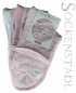 Preview: Damen Kurzsocken mit| Rollrand | rosé