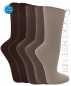 Preview: 100% Baumwolle | ohne Gummi | braun-beige