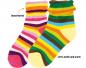 Preview: RS Harmony Kuschelsocken bunte Streifen | Gelb-Pink