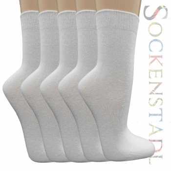 Arztsocken | 100% Baumwoll Socken Weiß