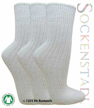 100% Bio-Baumwollsocken | natur