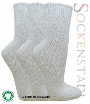 100% Bio-Baumwollsocken | natur