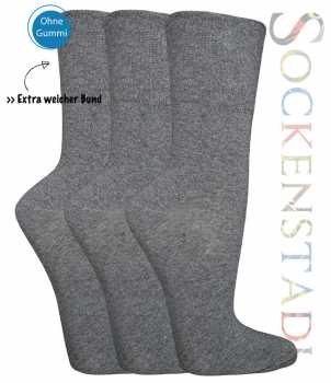 Diabetikersocken Spezial | Anthrazit