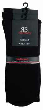 Socken ohne Gummi XL | Schwarz