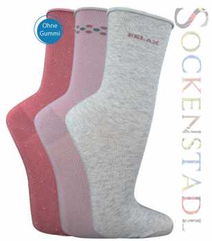 Rollrandsocken | rosé
