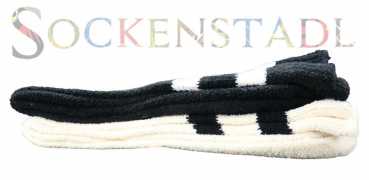Tennissocken | schwarz/creme