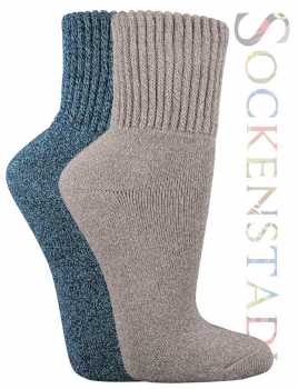 Thermosocken | Jeans-Sand