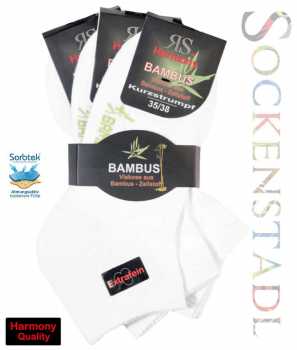 Bambus Kurzsocken | weiß