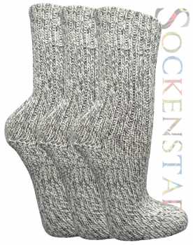 Herren Wollsocken | grau melange