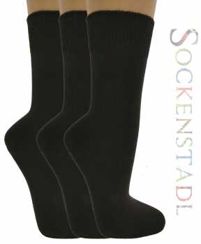 Baumwollsocken schwarz