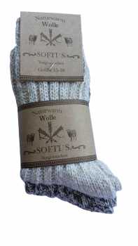 Warme Wollsocken | natur melange