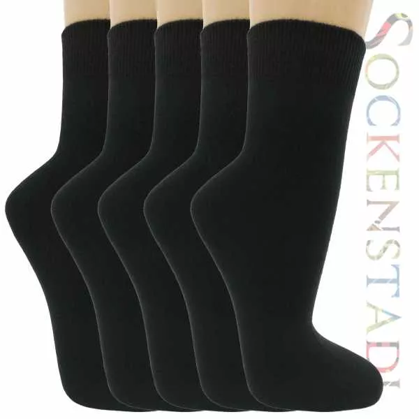 100% Baumwoll Socken Schwarz