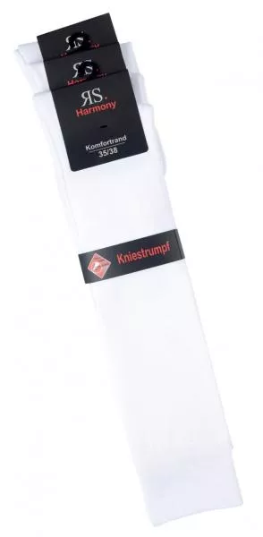 Weiße Herrenkniestrümpfe Weiße Herrenkniestrümpfe
