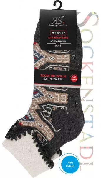 Anti-Rutsch Socken Anthrazit Anti-Rutsch Socken Anthrazit