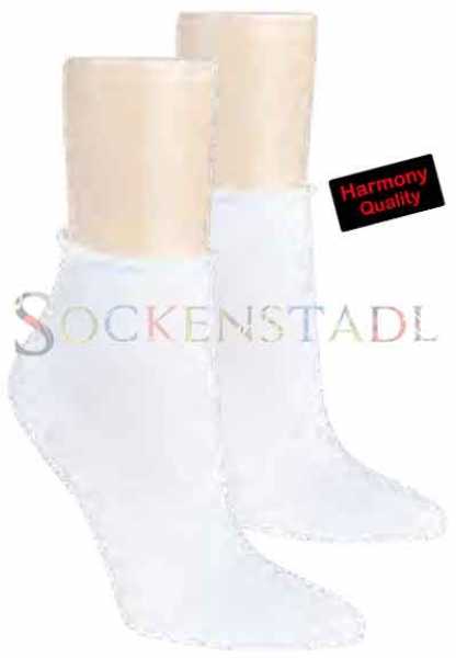 RS Harmony Kurzstrumpf | Rollrand weiß RS Harmony Kurzstrumpf | Rollrand weiß