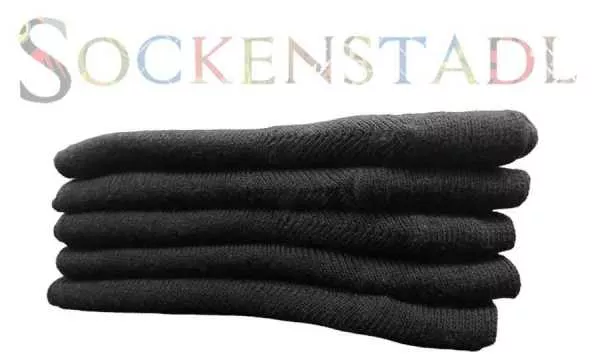 Herrensocken | 100% Baumwolle | schwarz