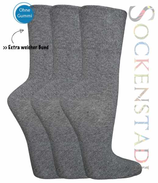 Diabetikersocken Spezial | Anthrazit