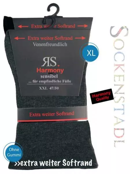 Socken ganz ohne Gummi - RS Harmony XL