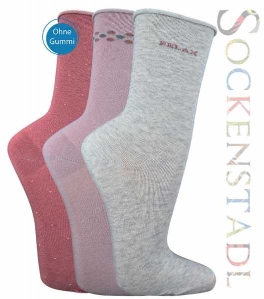 Rollrandsocken | rosé