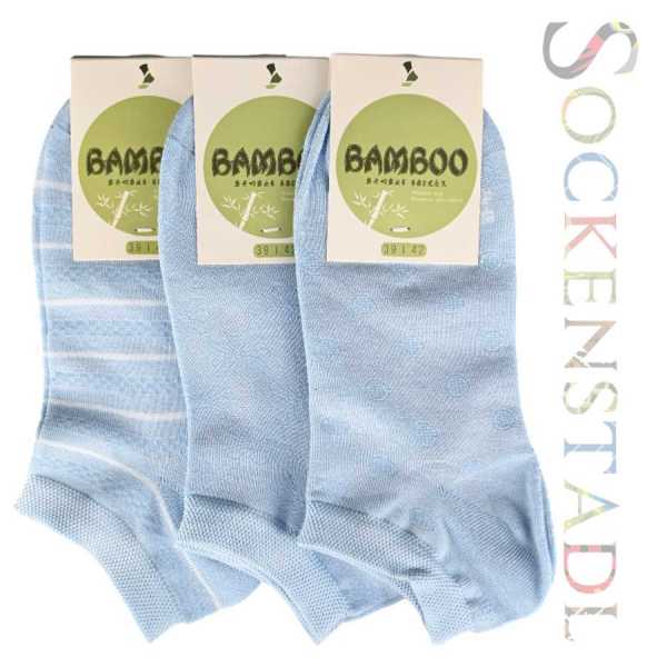 Bambus Sneakersocken | blau