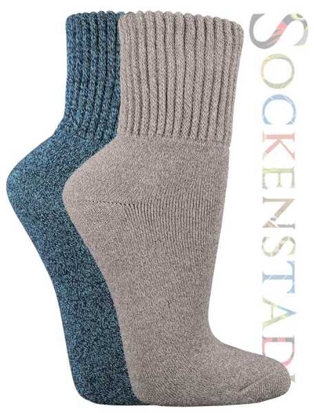 Thermosocken | Jeans-Sand
