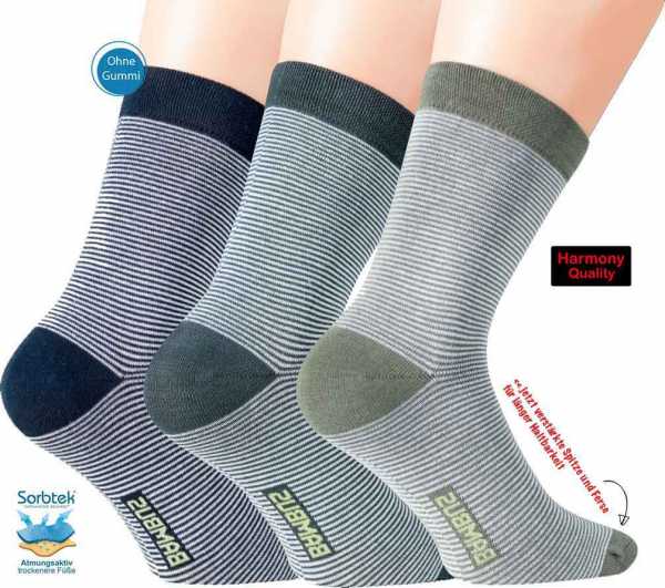 Bambus Socken | Streifendesign | khaki, anthrazit, marine Bambus Socken | Streifendesign | khaki, anthrazit, marine