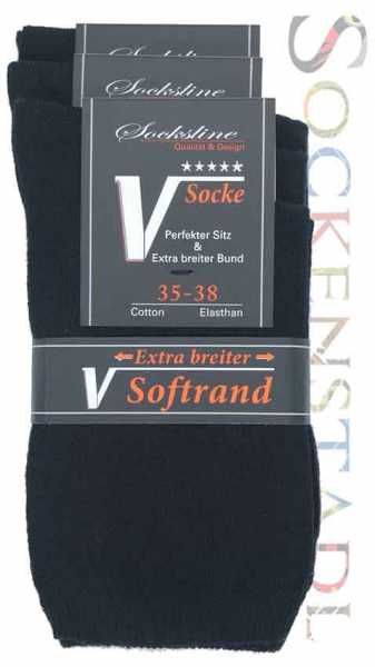 Diabetikersocken | schwarz Diabetikersocken | schwarz