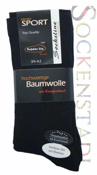 Sportsocken | schwarz