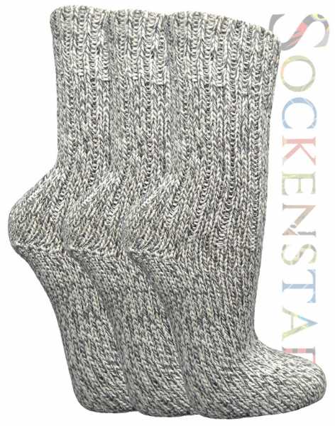 Herren Wollsocken | grau melange