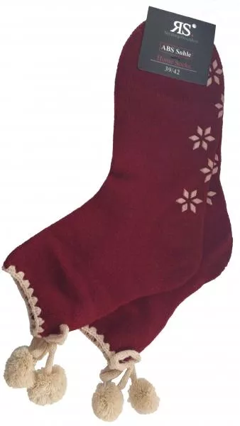 ABS Socken | Sternnoppen | bordeux ABS Socken | Sternnoppen | bordeux