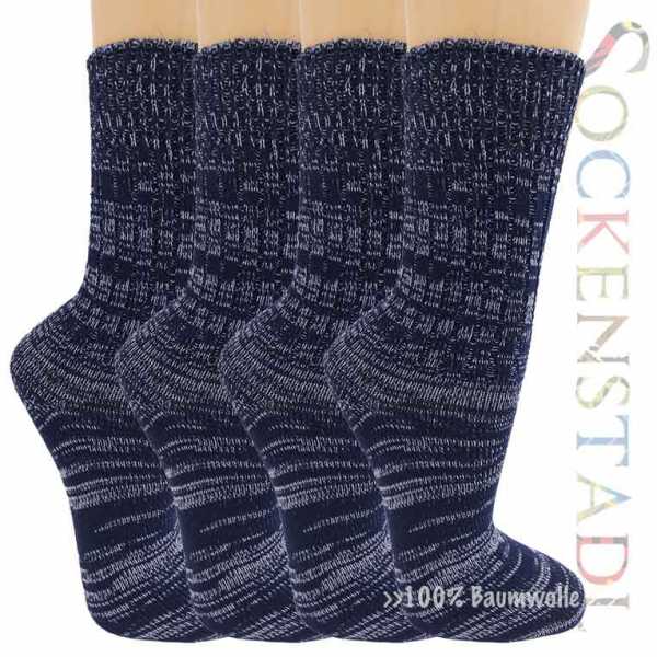 Jeanssocken | Marine-Melange