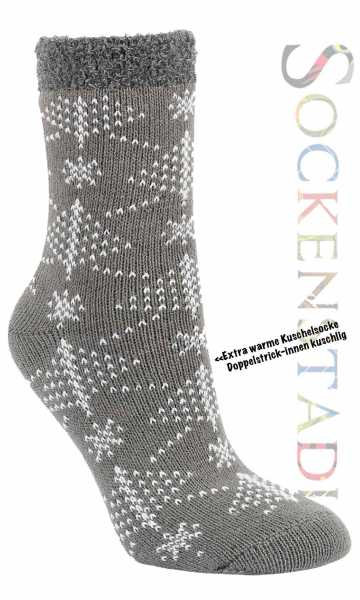 Kuschelsocken Sterne | Grau Kuschelsocken Sterne | Grau