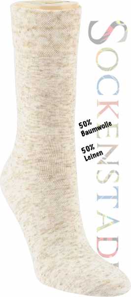 Leinen-Baumwoll Socken