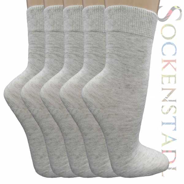 Leinen-Baumwollsocken | Natur-Melange