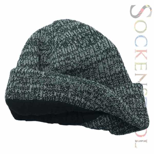 Herren Beanie | grau-melange