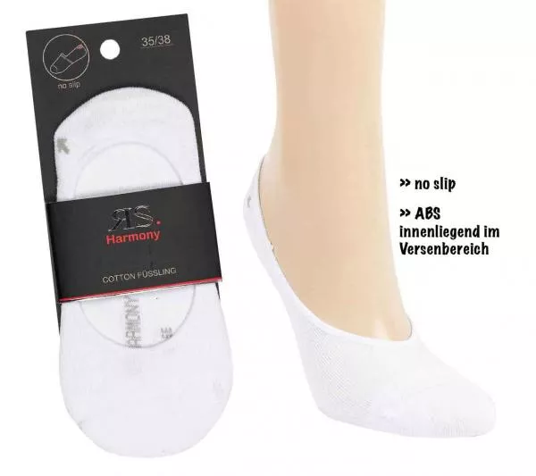 RS. Harmony Baumwoll Füßlinge weiß RS. Harmony Baumwoll Füßlinge weiß