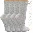 Baumwoll Socken ecru