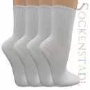 100% Baumwoll Socken weiß