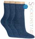 Herrensocken | 3x jeans-farbe
