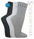 Rollrandsocken | grau