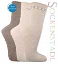 Rollrandsocken | beige