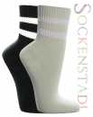 Tennissocken | aqua/schwarz
