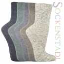 100% Baumwoll Socken Ital. Melange