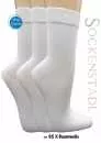 Schwesternsocken | 95% Baumwolle | weiß