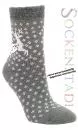 Kuschelsocken Hirsch | Grau