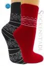 RS. Harmony Thermo Socken extra | ٍRot, Anthrazit