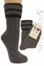 Trachten Socken Braun-Melange